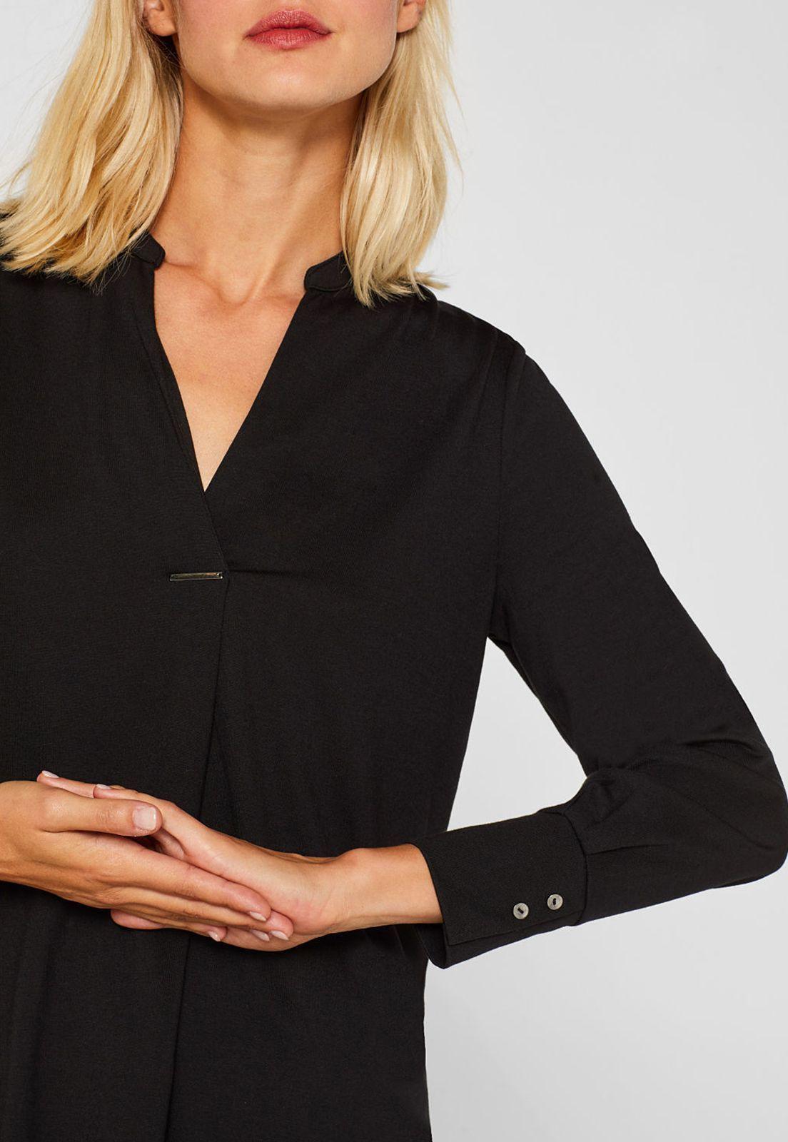 Polera Manga Larga Lisa Esprit-2