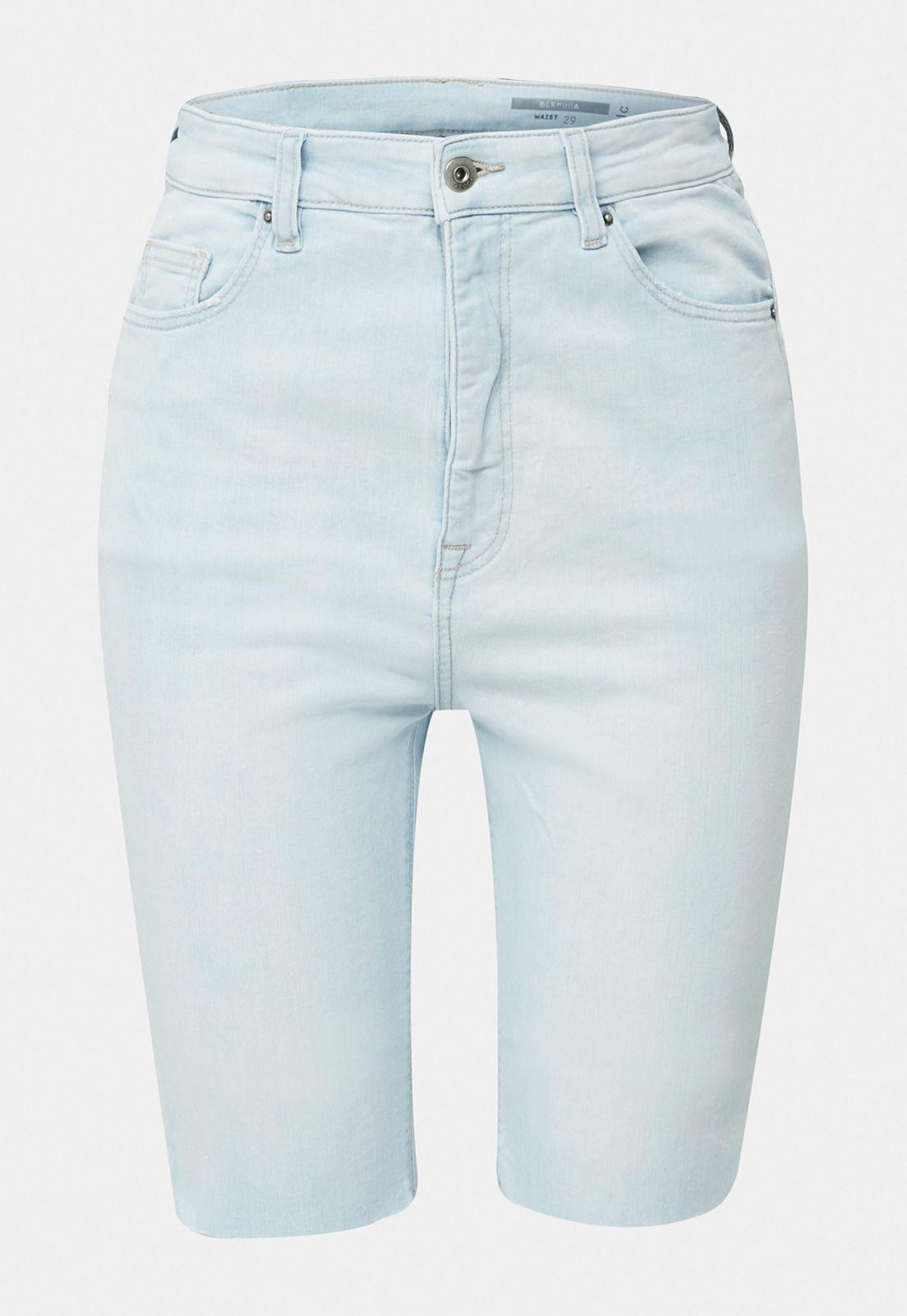 Bermuda jeans cintura alta-1