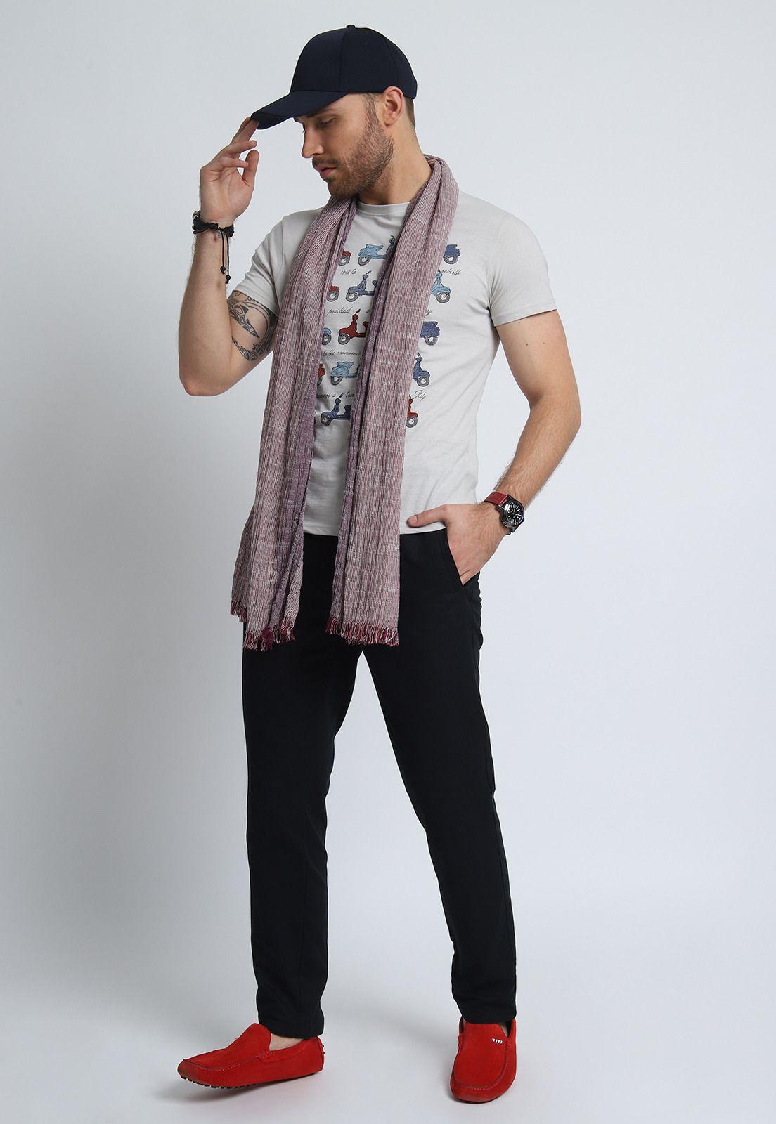 Polera Manga Corta Slim Fit Estampada Arrow-4