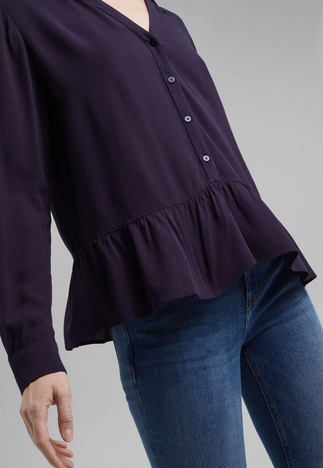 Blusa Mujer Manga Larga Lisa Esprit-2