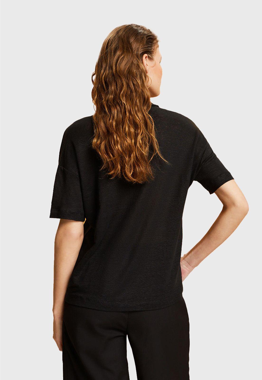 Polera Con Cuello Estilo Piqué Mujer Esprit-1