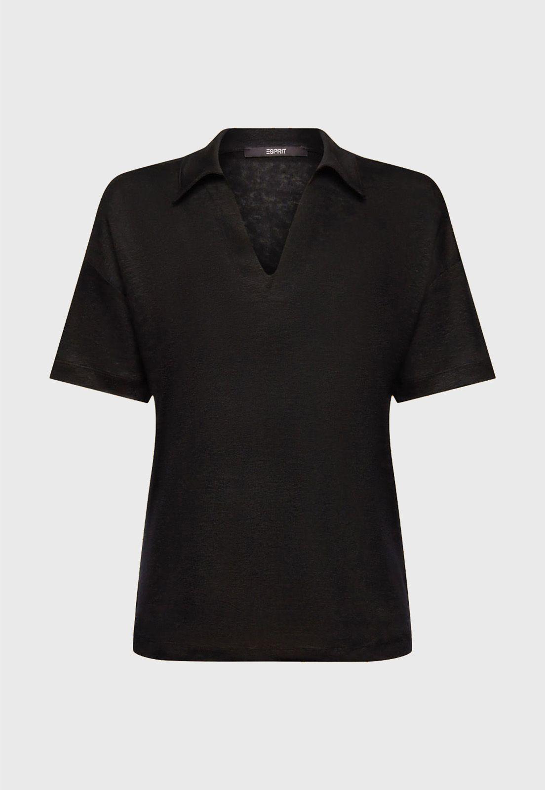 Polera Con Cuello Estilo Piqué Mujer Esprit-3