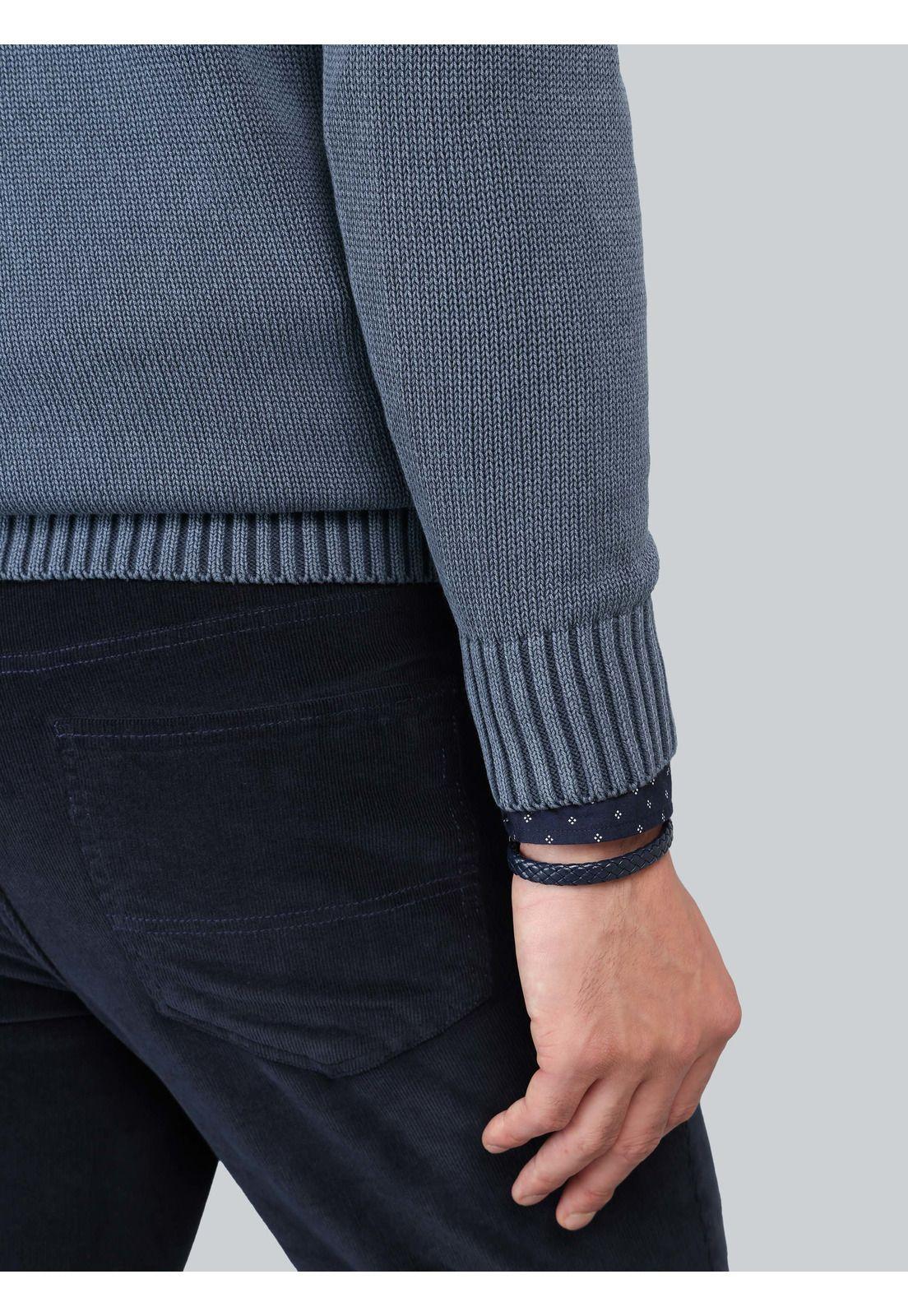 Sweater Stone Wash Regular Fit Denim Arrow SW33015DE-4