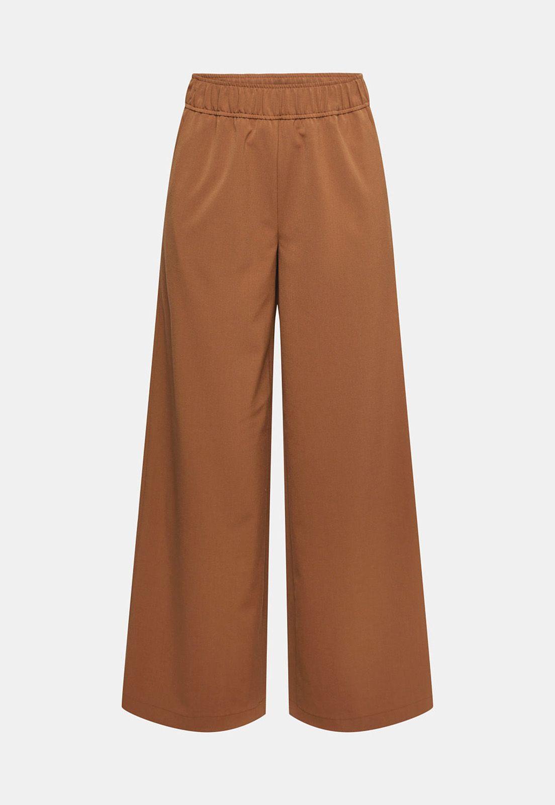 Pantalón Con Pierna Ancha Mujer Esprit-3