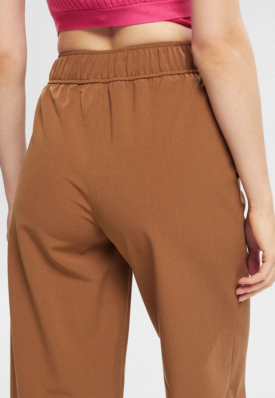 Pantalón Con Pierna Ancha Mujer Esprit-2
