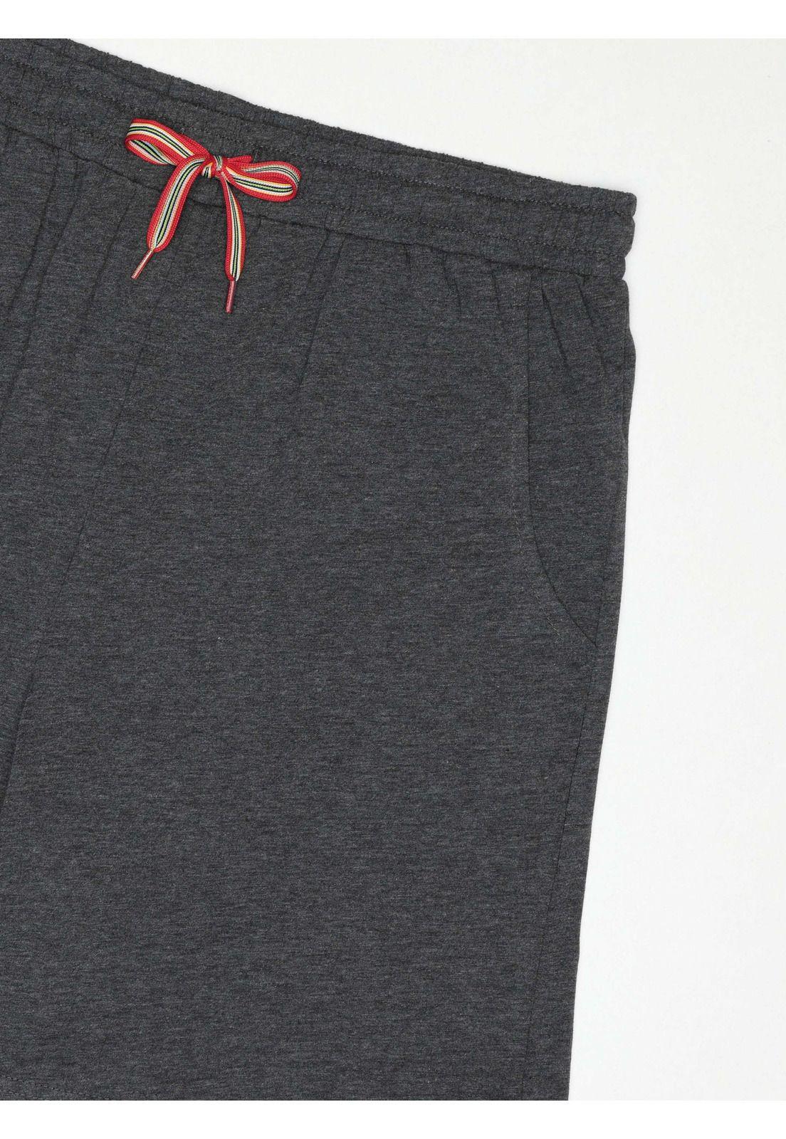 Pijama Corto Cuello Henley Regular Fit Carbón Arrow P1V3410CB-3