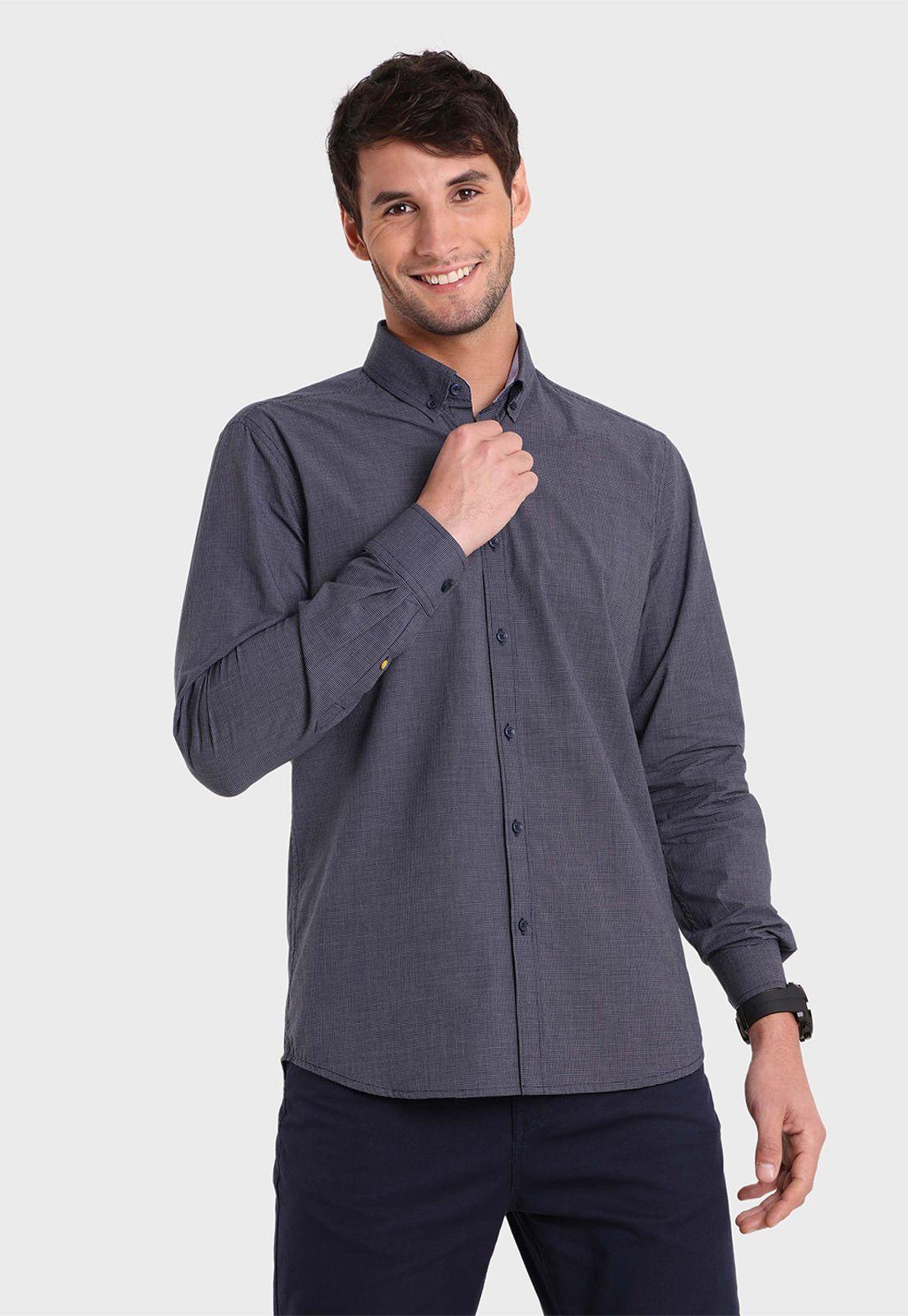 Camisa Cuadritos Manga Larga Arrow-5