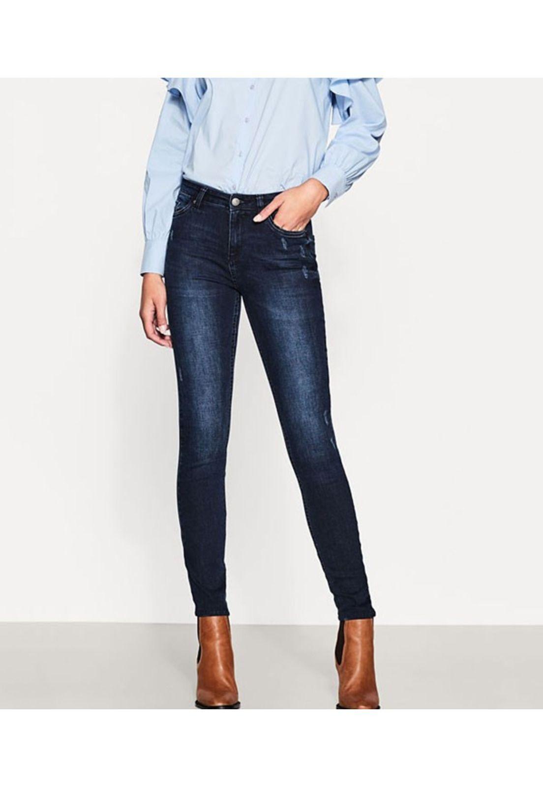 Jeans skinny ajustado-0