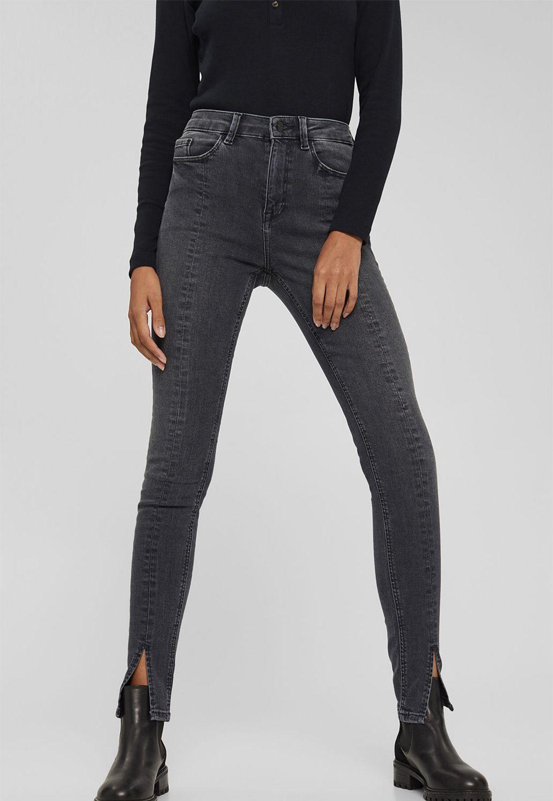 Jeans mujer skinny high rise Esprit-0