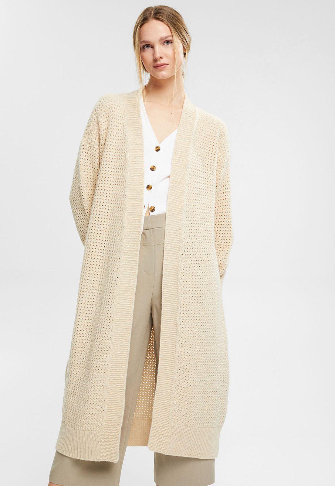 Cárdigan Largo Mujer Esprit-0