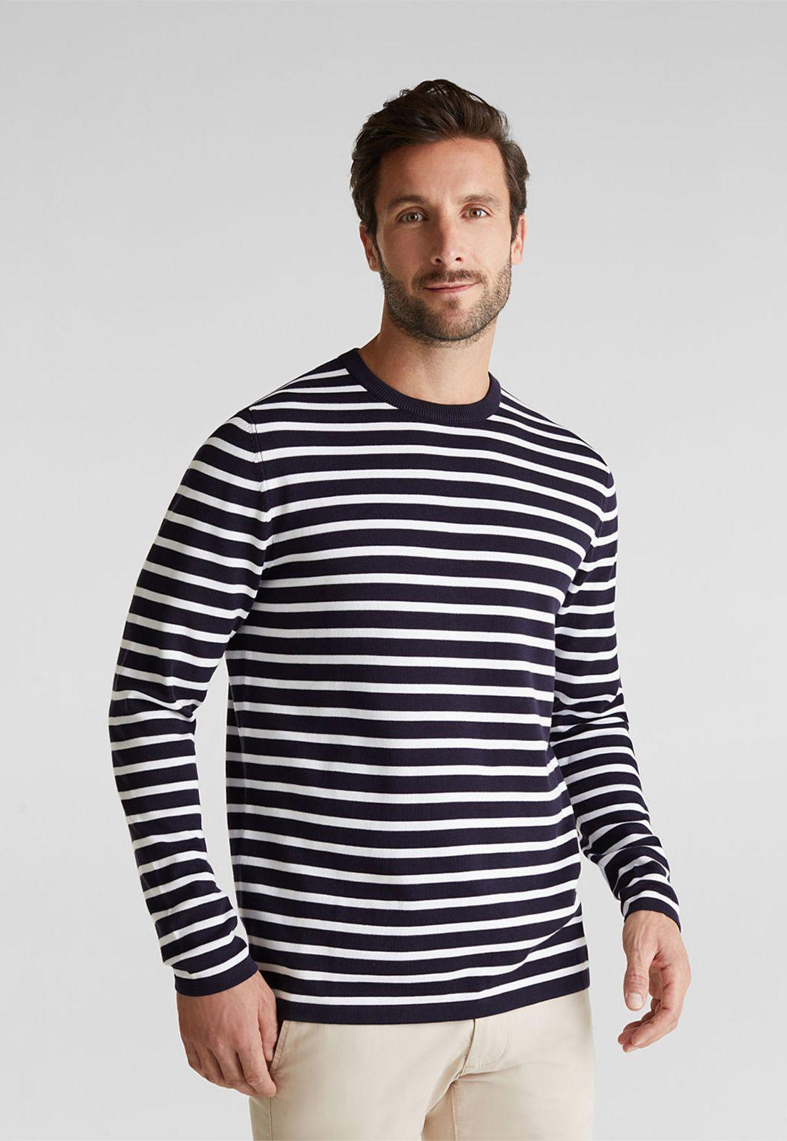 Sweater Hombre Rayado Esprit-0