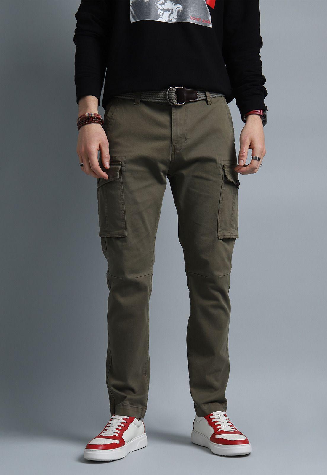 Pantalón Cargo Regular Fit Hombre Soviet SPA578WVE-1
