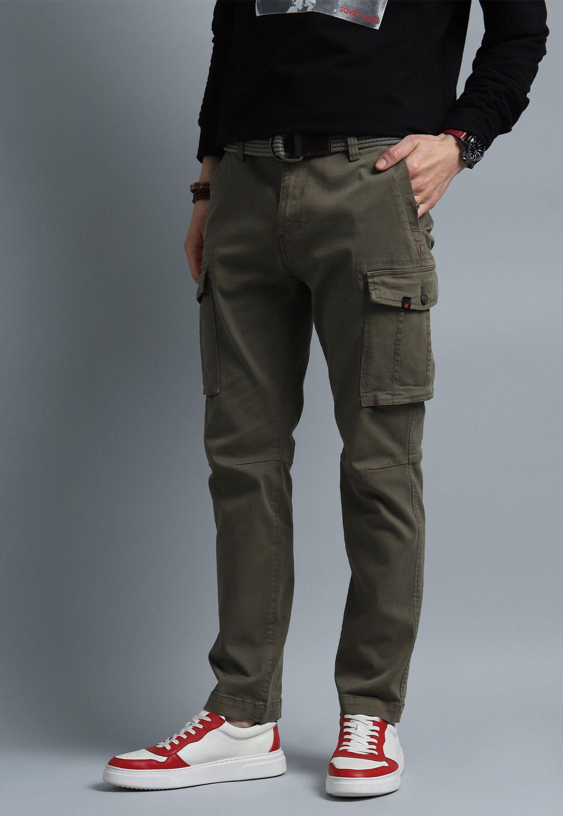 Pantalón Cargo Regular Fit Hombre Soviet SPA578WVE-2