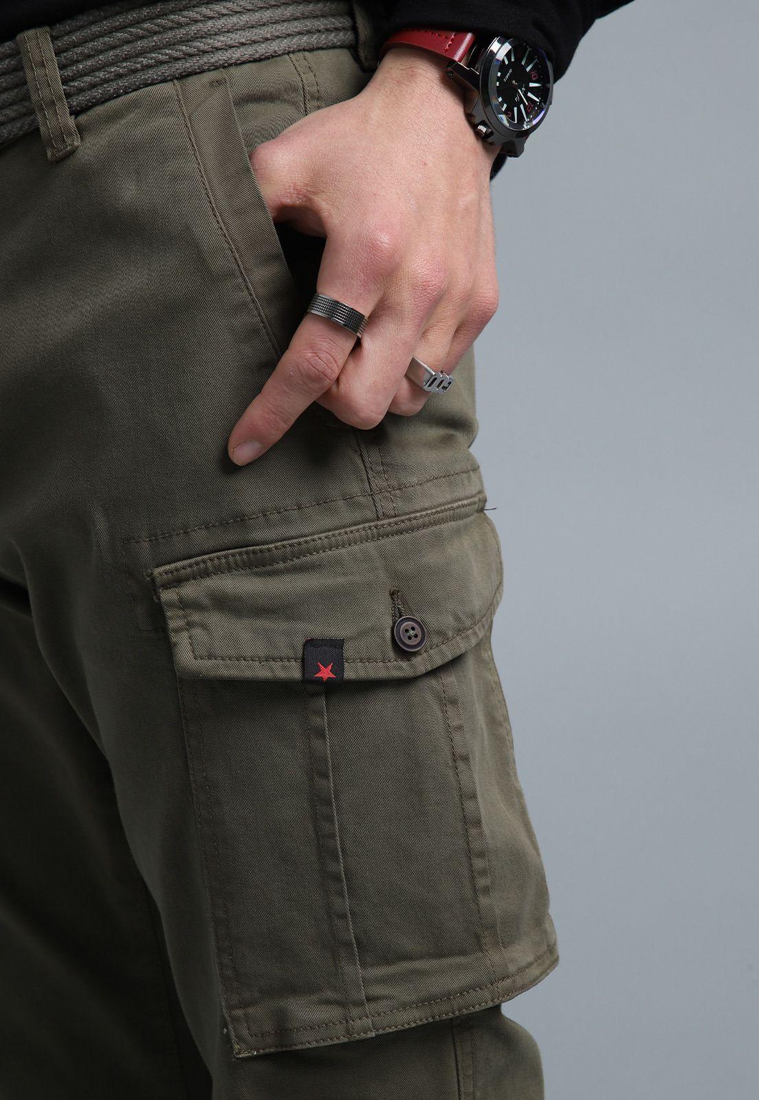 Pantalón Cargo Regular Fit Hombre Soviet SPA578WVE-3