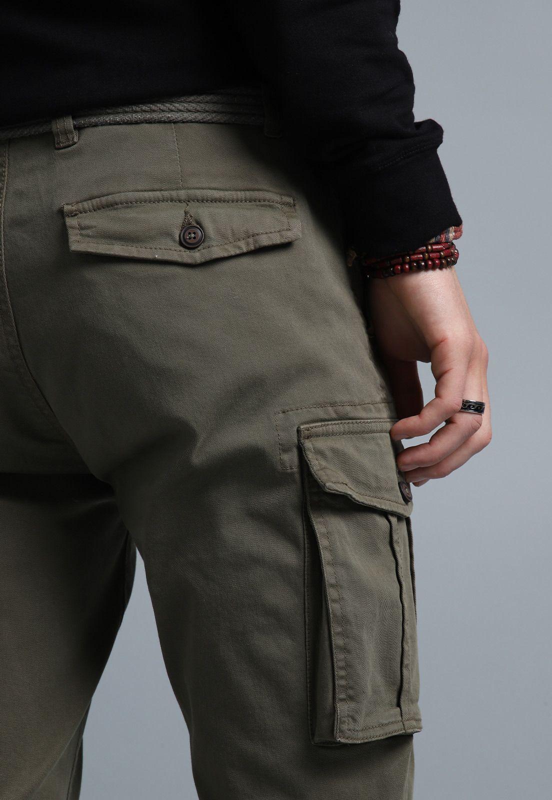 Pantalón Cargo Regular Fit Hombre Soviet SPA578WVE-4