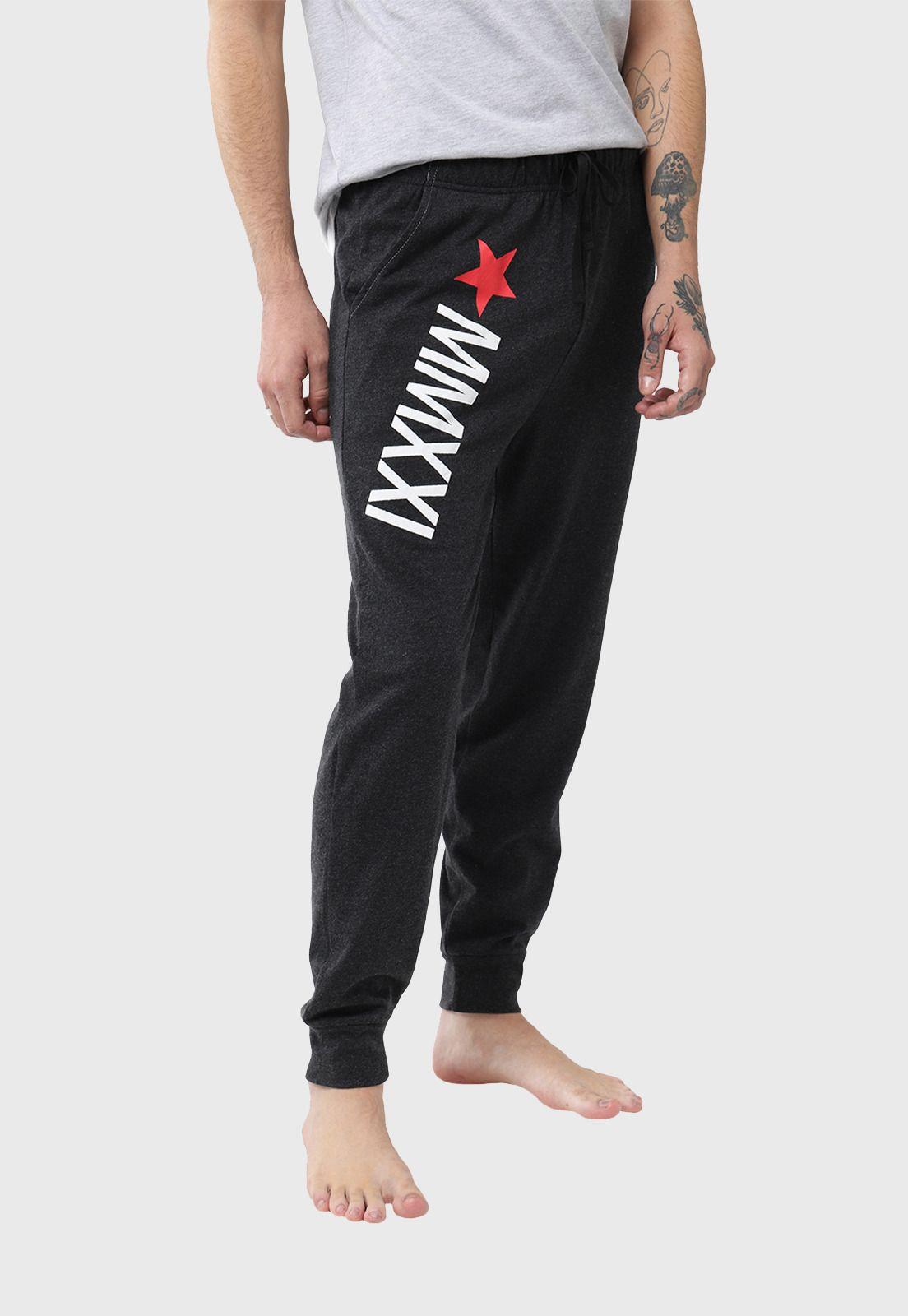 Pijama Largo Gris SVPJH07GR-2