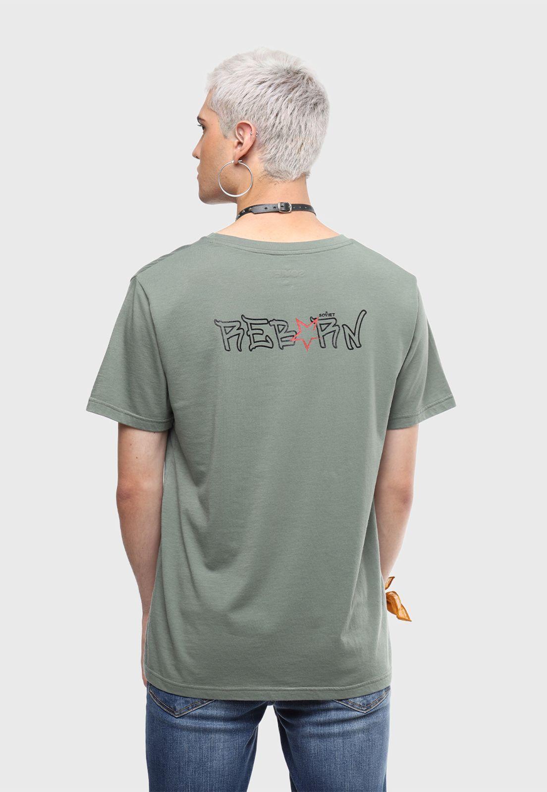 Polera Manga Corta Verde Soviet-1