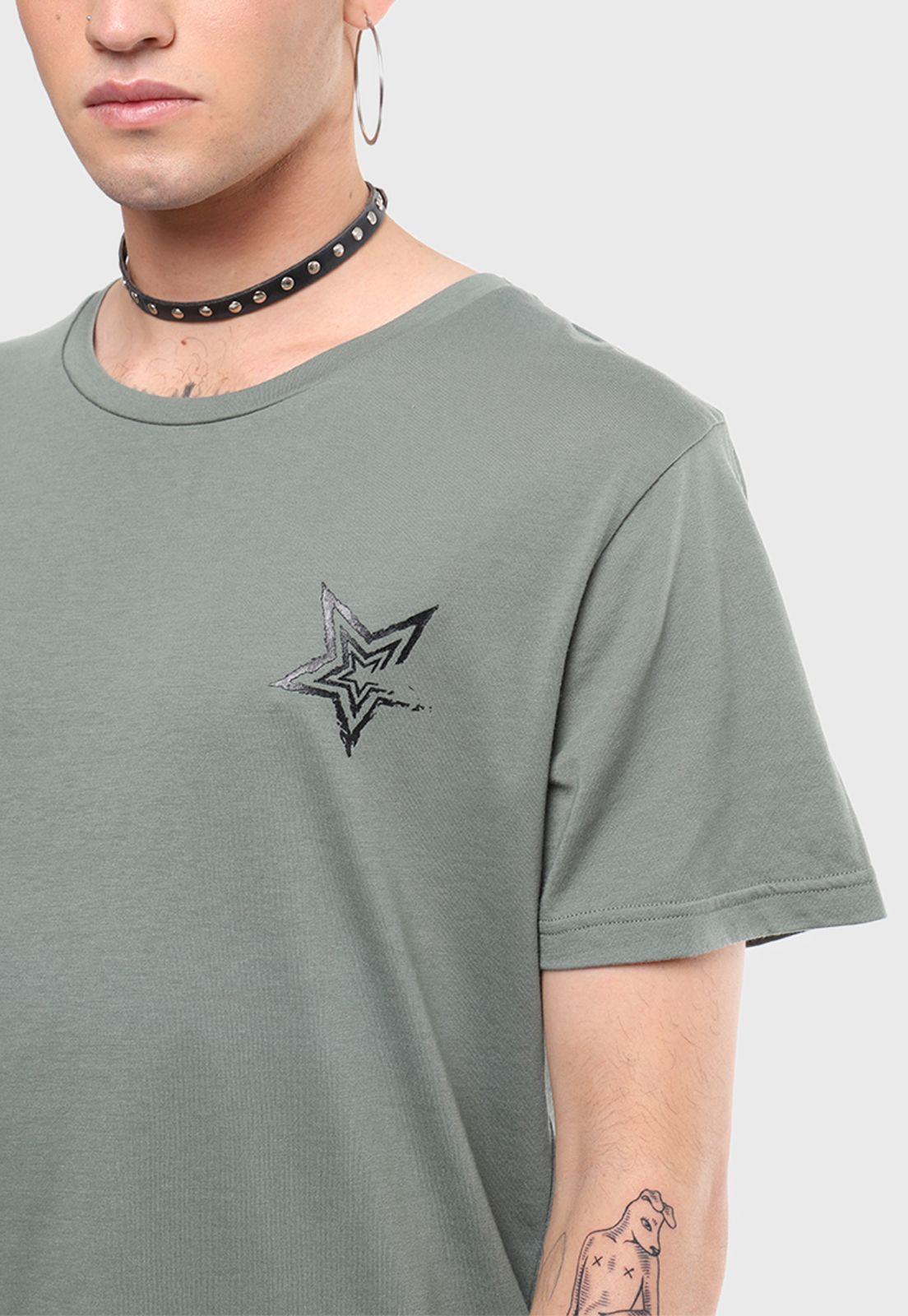 Polera Manga Corta Verde Soviet-2