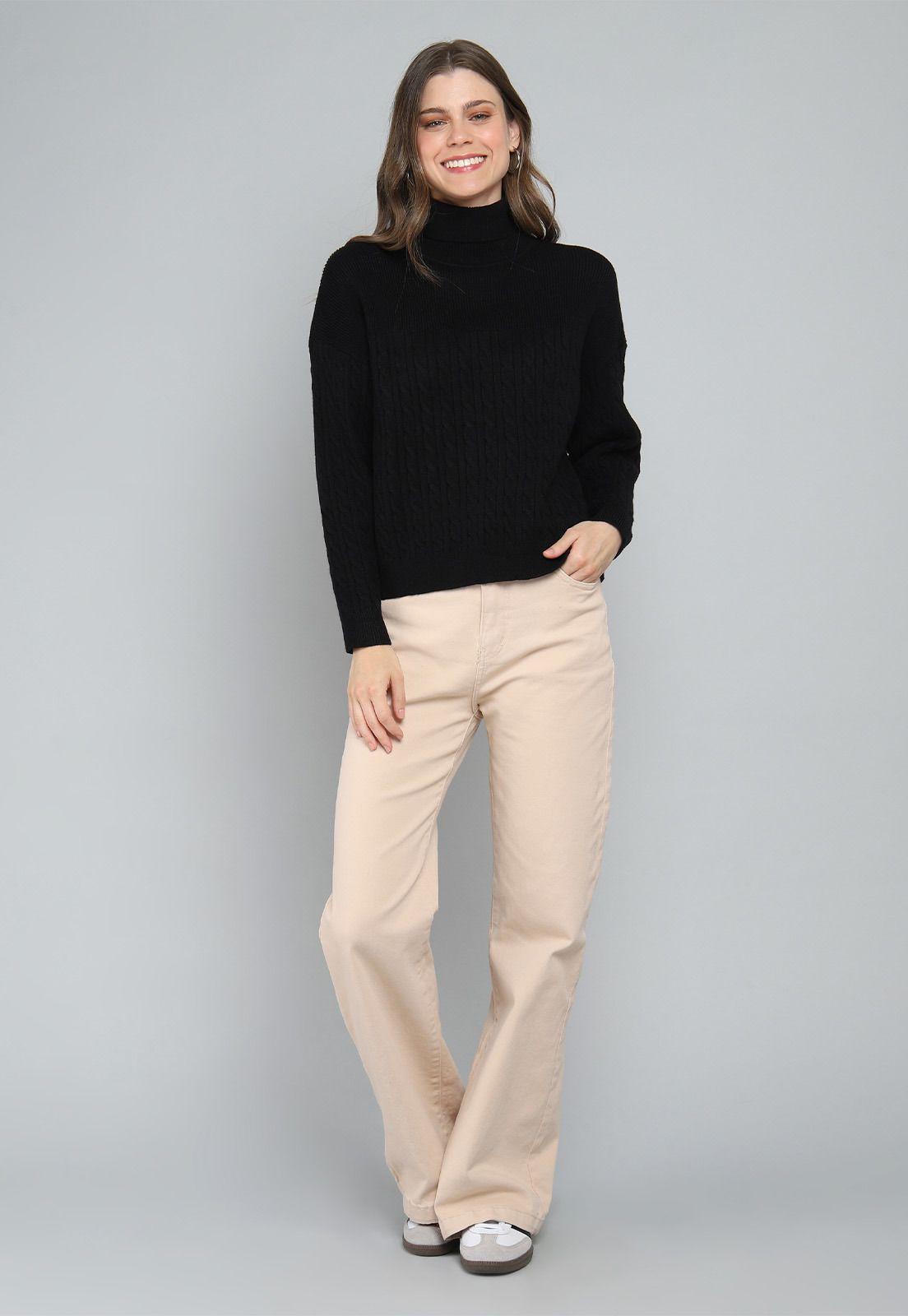 Sweater Multipunto Cuello Subido Mujer Esprit M008923-3