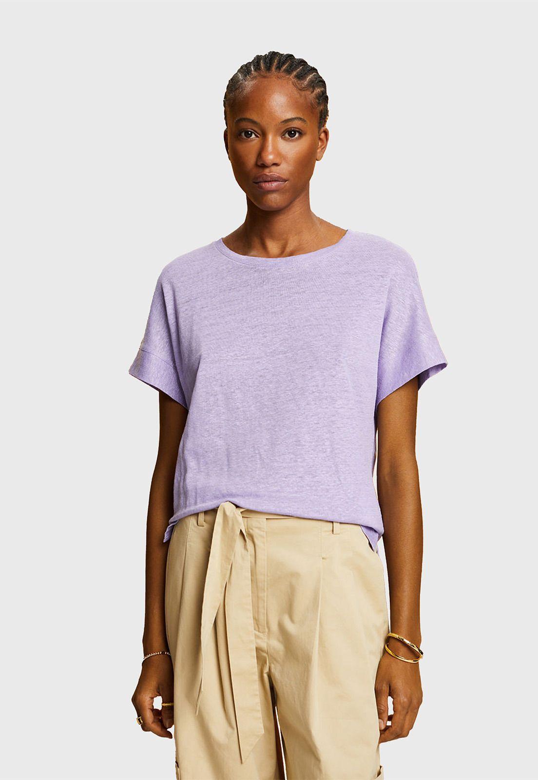 Polera De Lino Oversize Mujer Esprit 033EO1K302-0