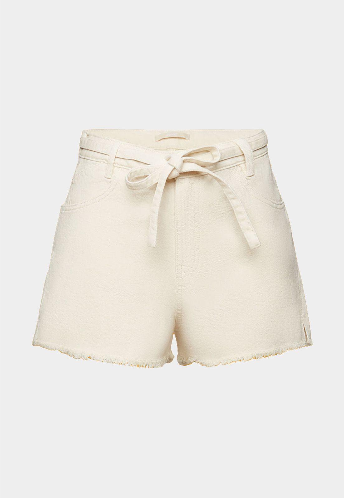 Short De Mezclilla Con Lazo Mujer Esprit Naranja-3