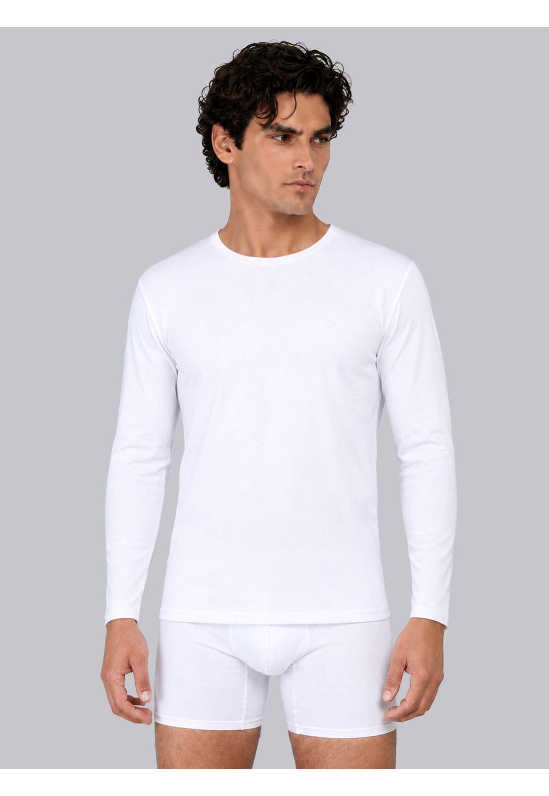 Camiseta Bipack Cuello Redondo Regular Fit Blanco Arrow CT23021BL-1