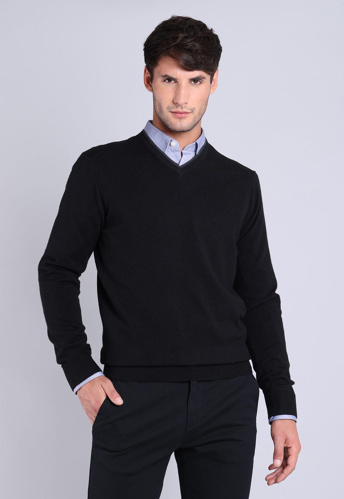 Sweater Cuello V Guy Laroche-0