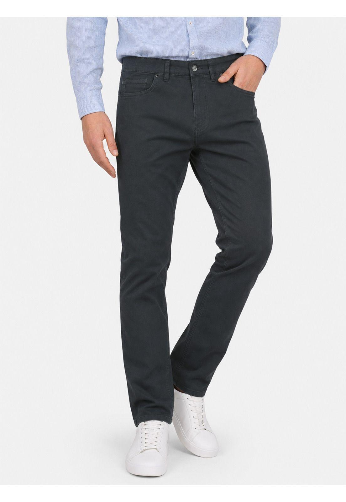 Pantalón 5 Pocket Spandex Regular Fit Azul Marino Arrow PA34081NB-0