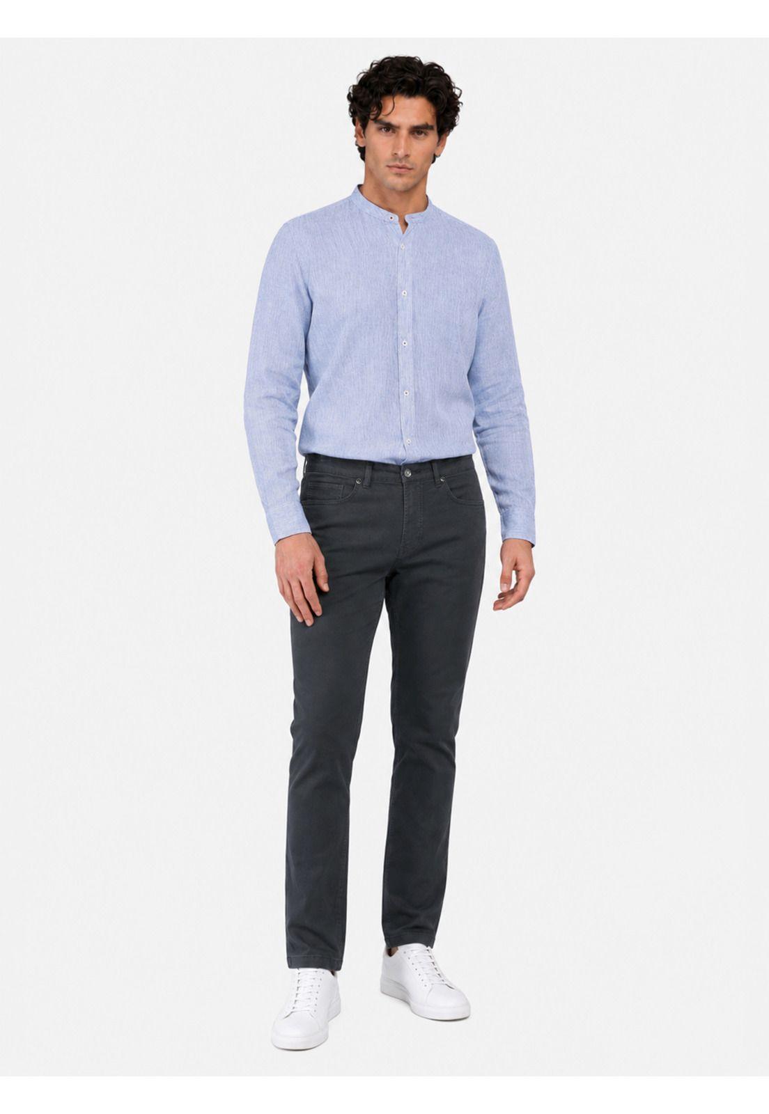 Pantalón 5 Pocket Spandex Regular Fit Azul Marino Arrow PA34081NB-3