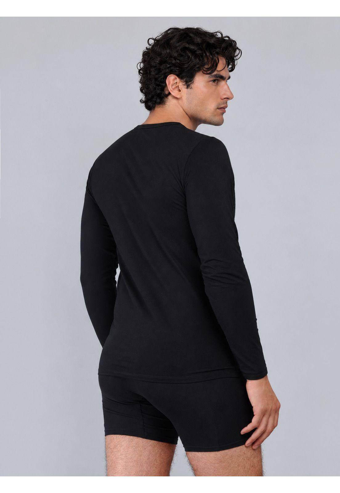 Camiseta Primera Capa Regular Fit Negro Arrow CT2310NE-1