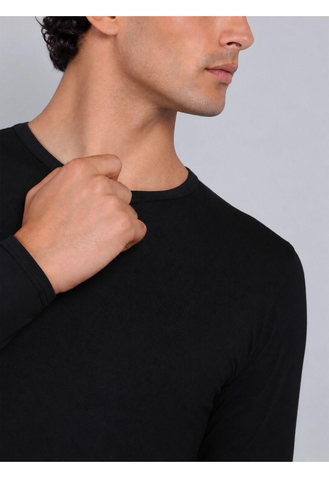 Camiseta Primera Capa Regular Fit Negro Arrow CT2310NE-4