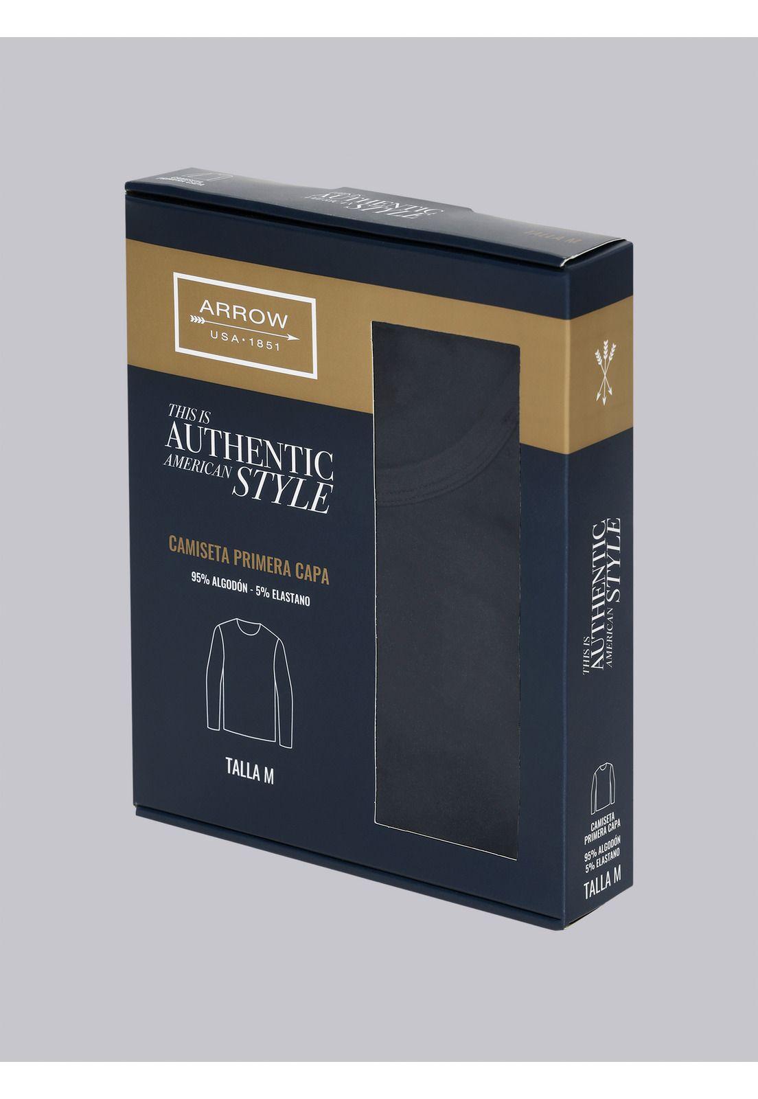 Camiseta Primera Capa Regular Fit Negro Arrow CT2310NE-6