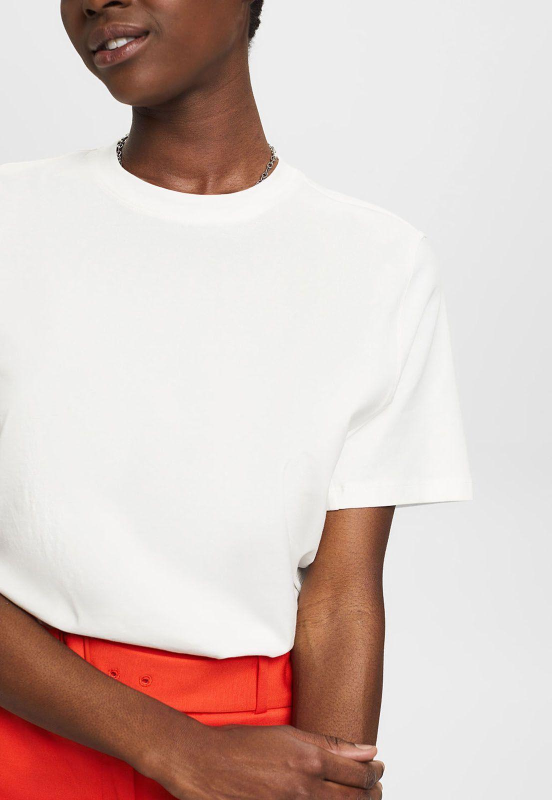 Polera Algodón Manga Corta Mujer Esprit 023EE1K318-2