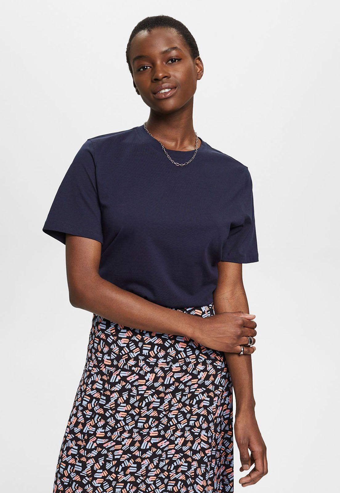 Polera Algodón Manga Corta Mujer Esprit 023EE1K318-0