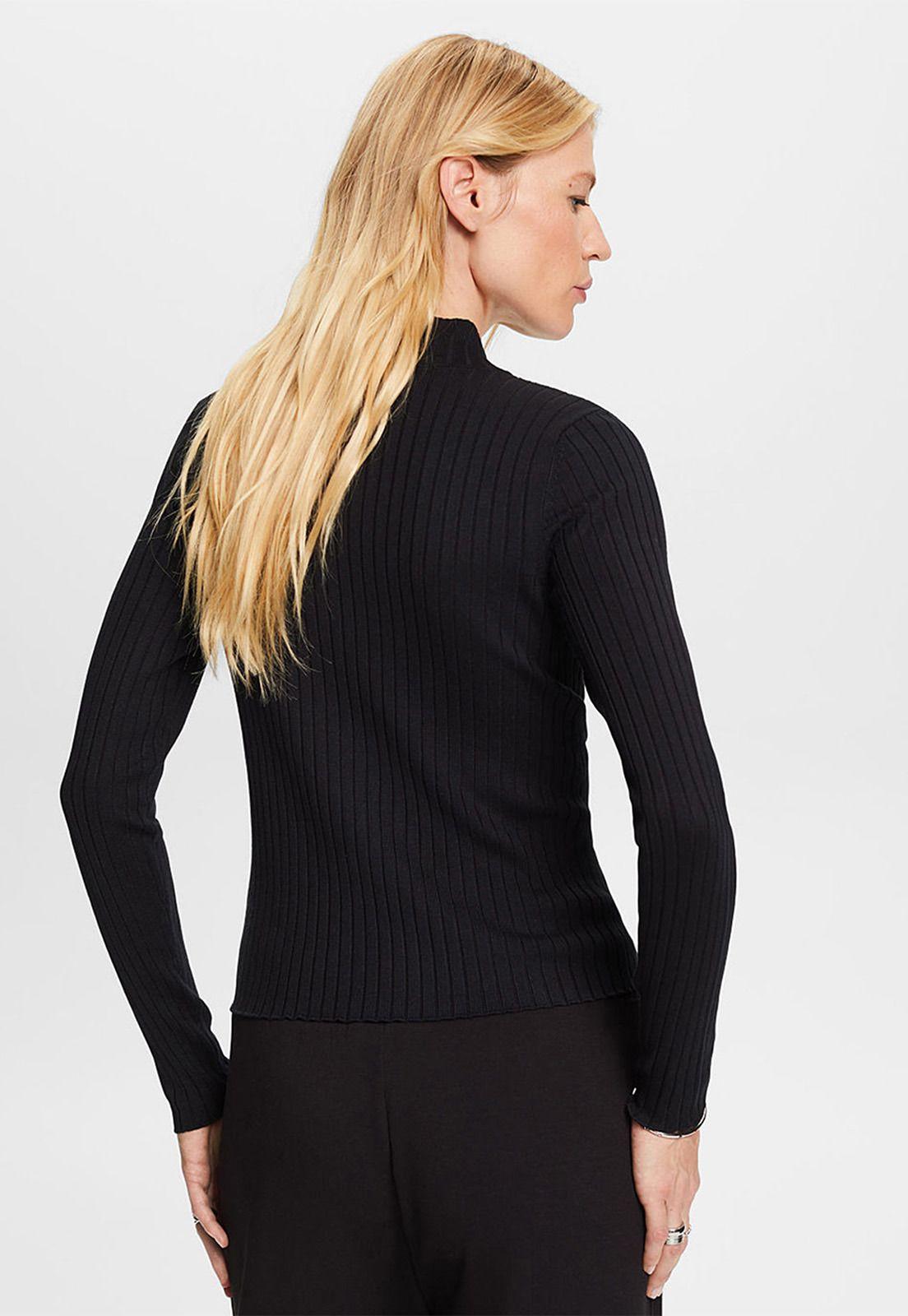 Sweater De Punto Acanalado A Rayas Mujer Esprit 083EE1I306-1