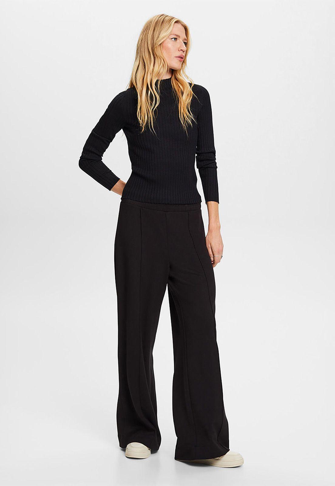 Sweater De Punto Acanalado A Rayas Mujer Esprit 083EE1I306-3