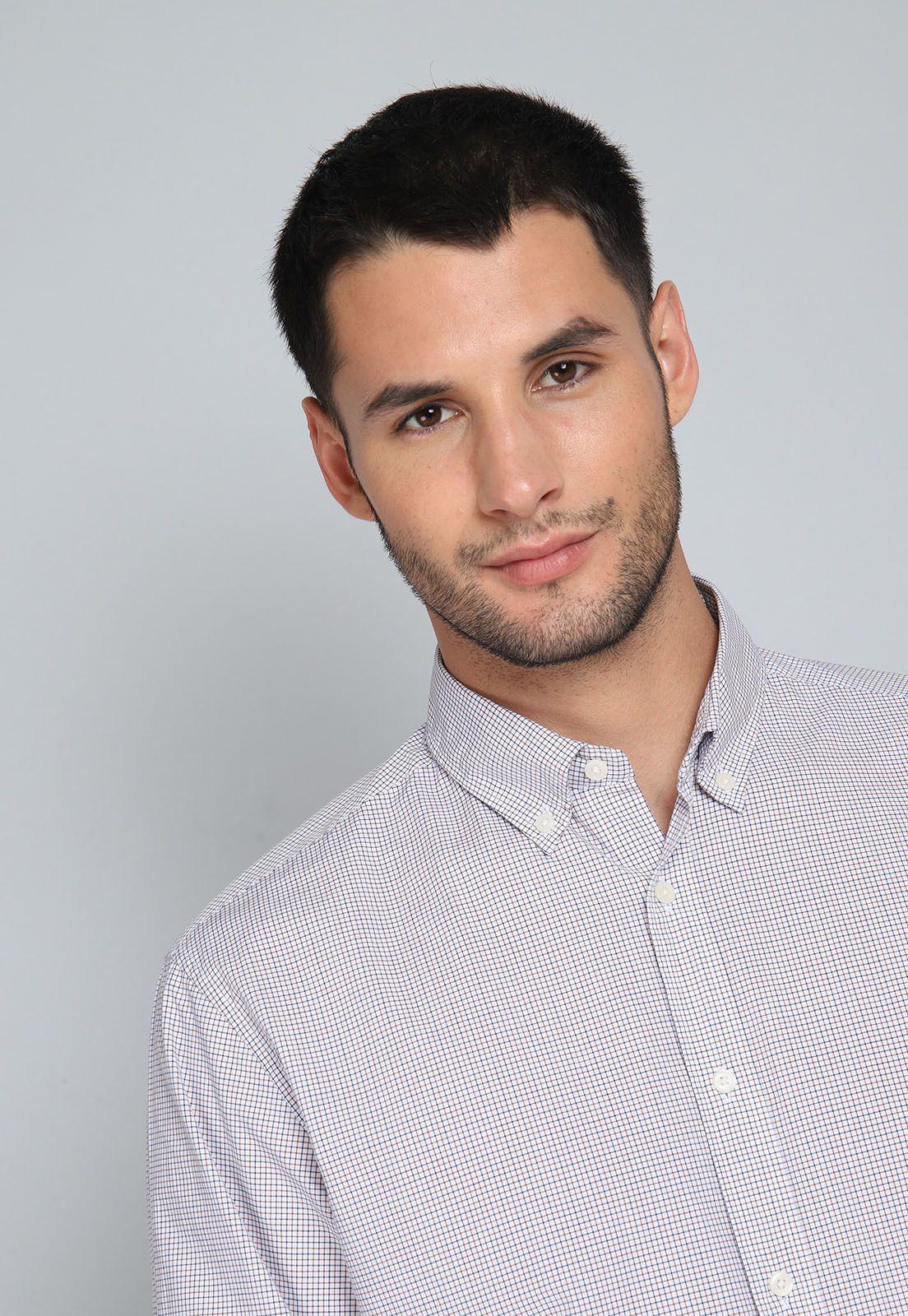 Camisa Cuadros Manga Larga Arrow CM31005CA-2