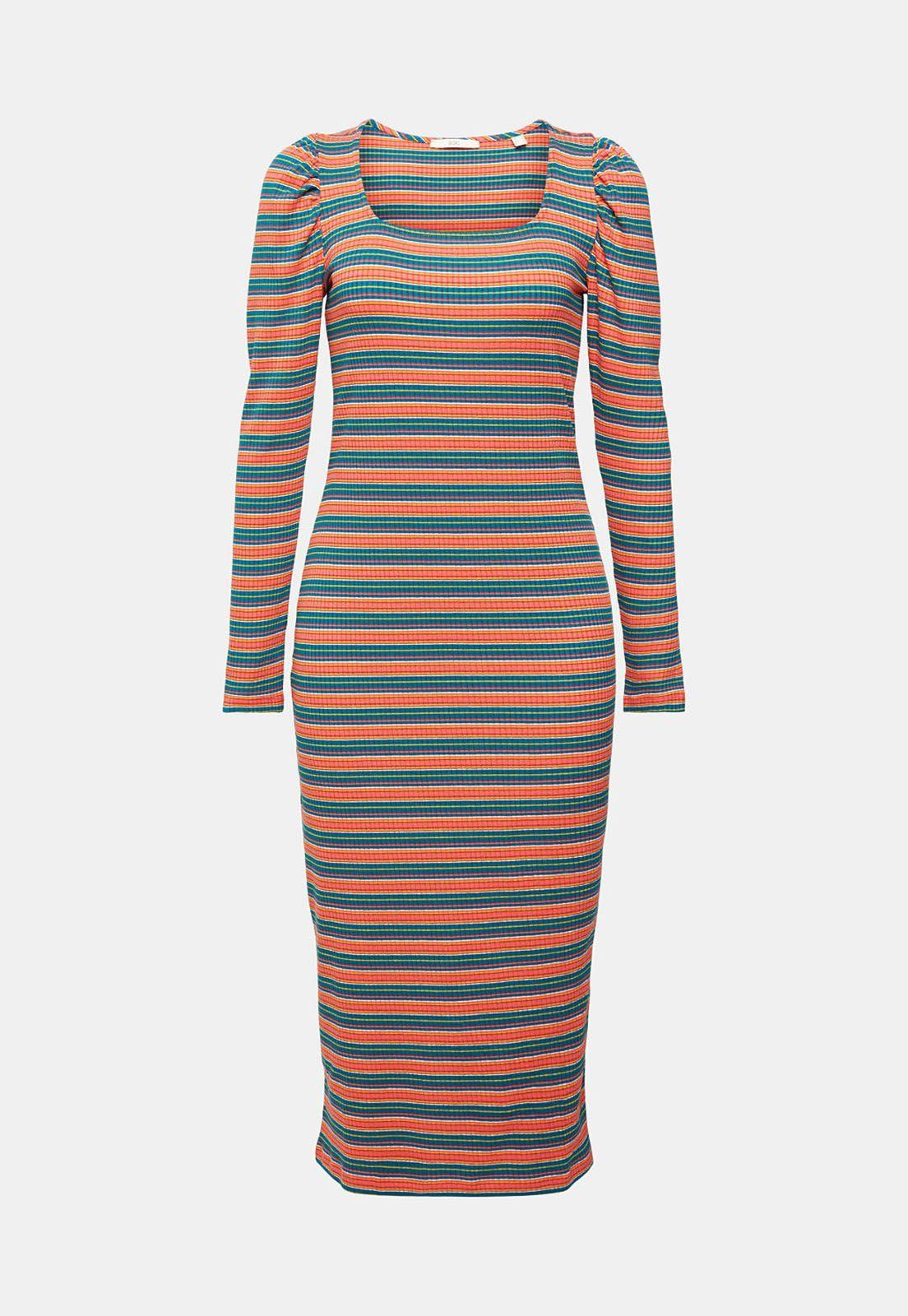 Vestido Midi Ajustado Mujer Esprit-3