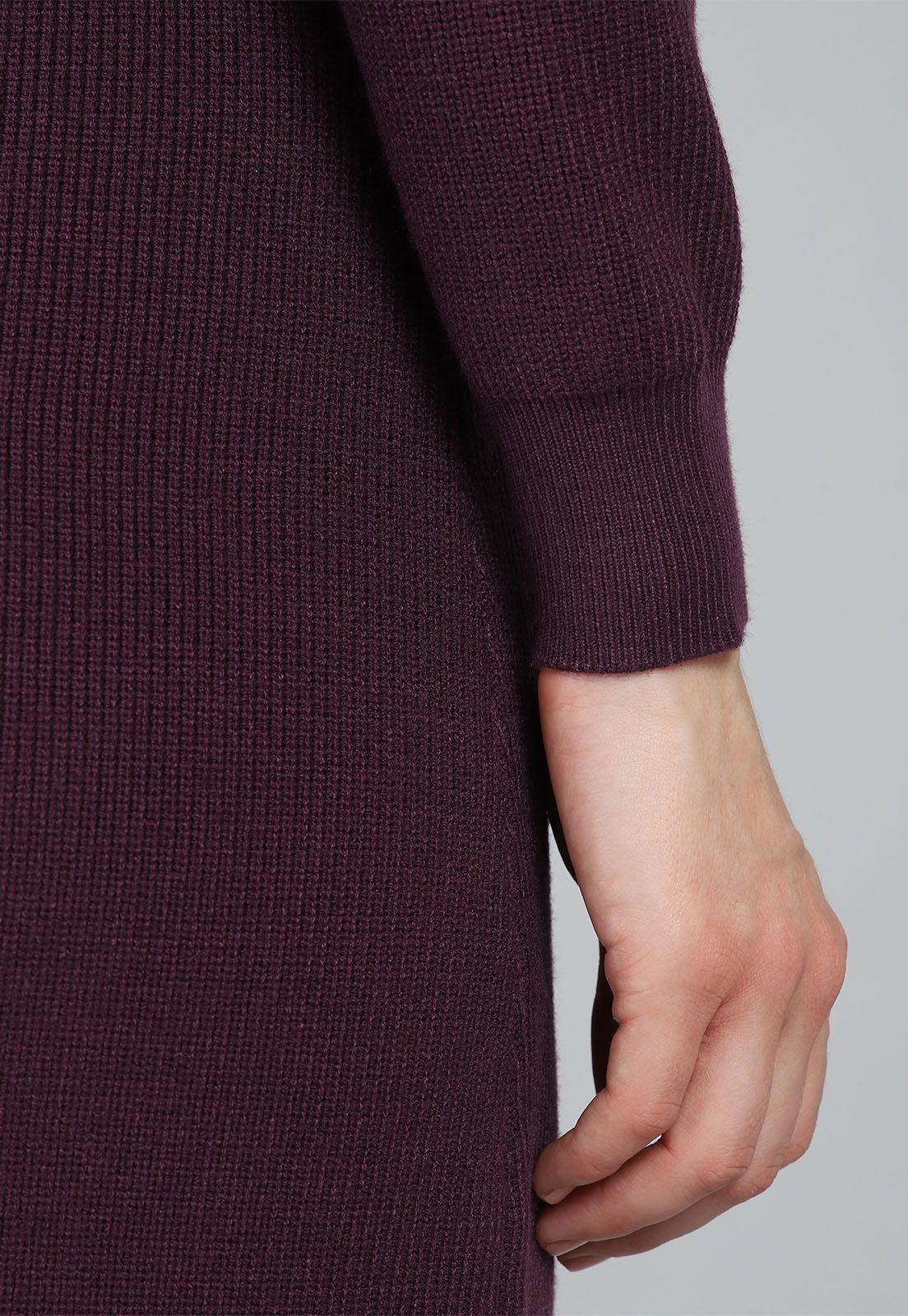 Vestido Tejido Acanalado Mujer Esprit A025146-4