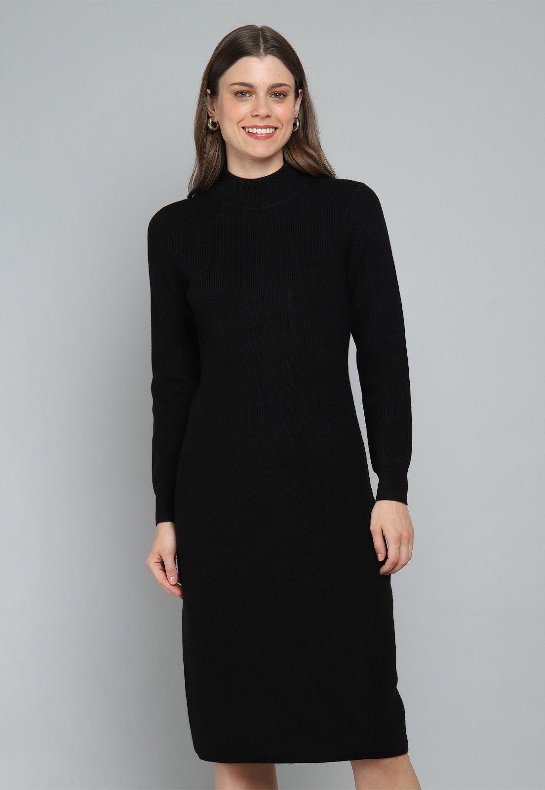 Vestido Tejido Acanalado Mujer Esprit A025146-0