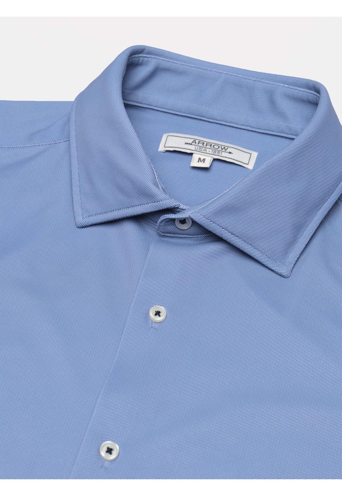 Camisa Spandex Non Iron Regular Fit Azul Arrow CM34053AZ-5