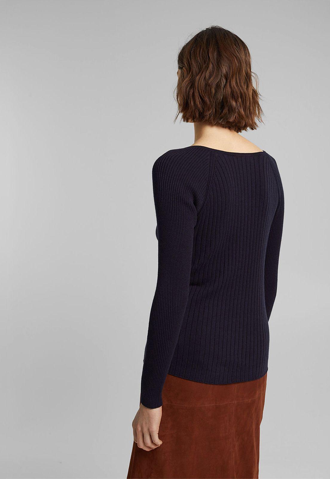 Sweater Mujer Texturado Liso  Esprit-1
