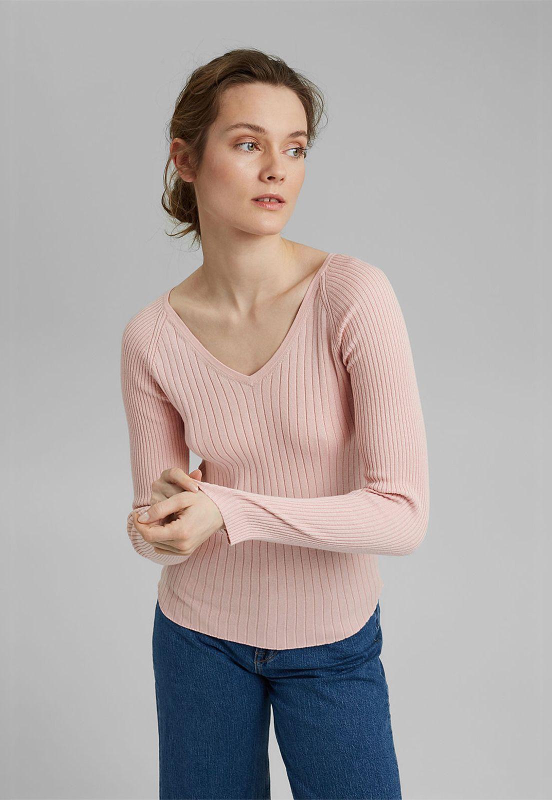 Sweater Mujer Texturado Liso  Esprit-0