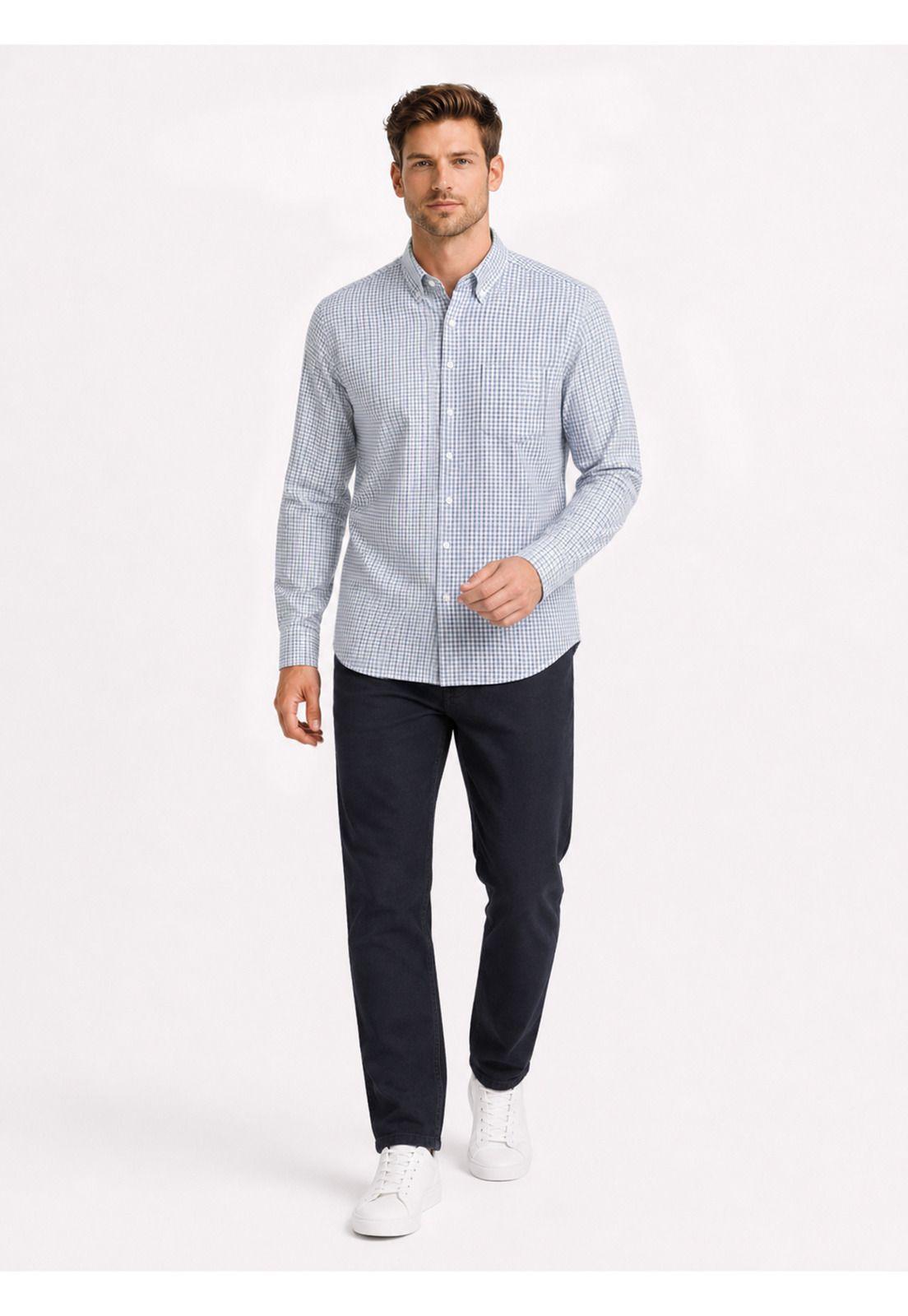 Camisa Oxford Spandex Regular Fit Verde Arrow CM34009VE-2