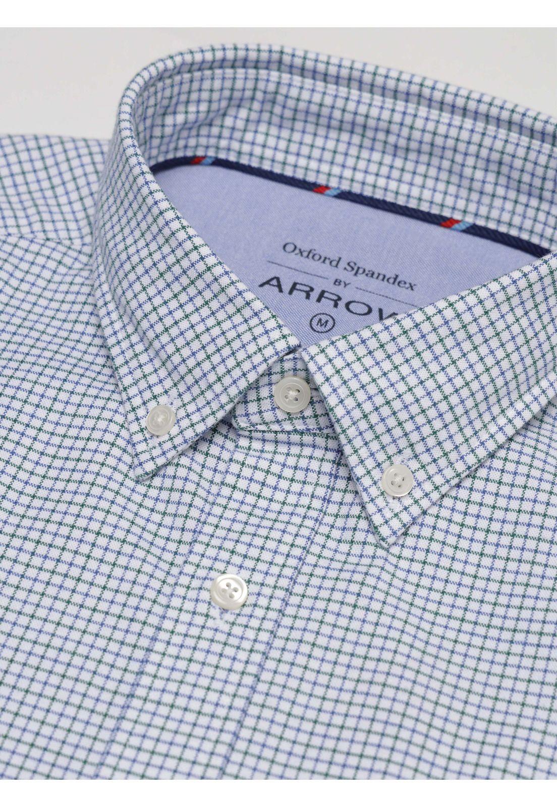Camisa Oxford Spandex Regular Fit Verde Arrow CM34009VE-3