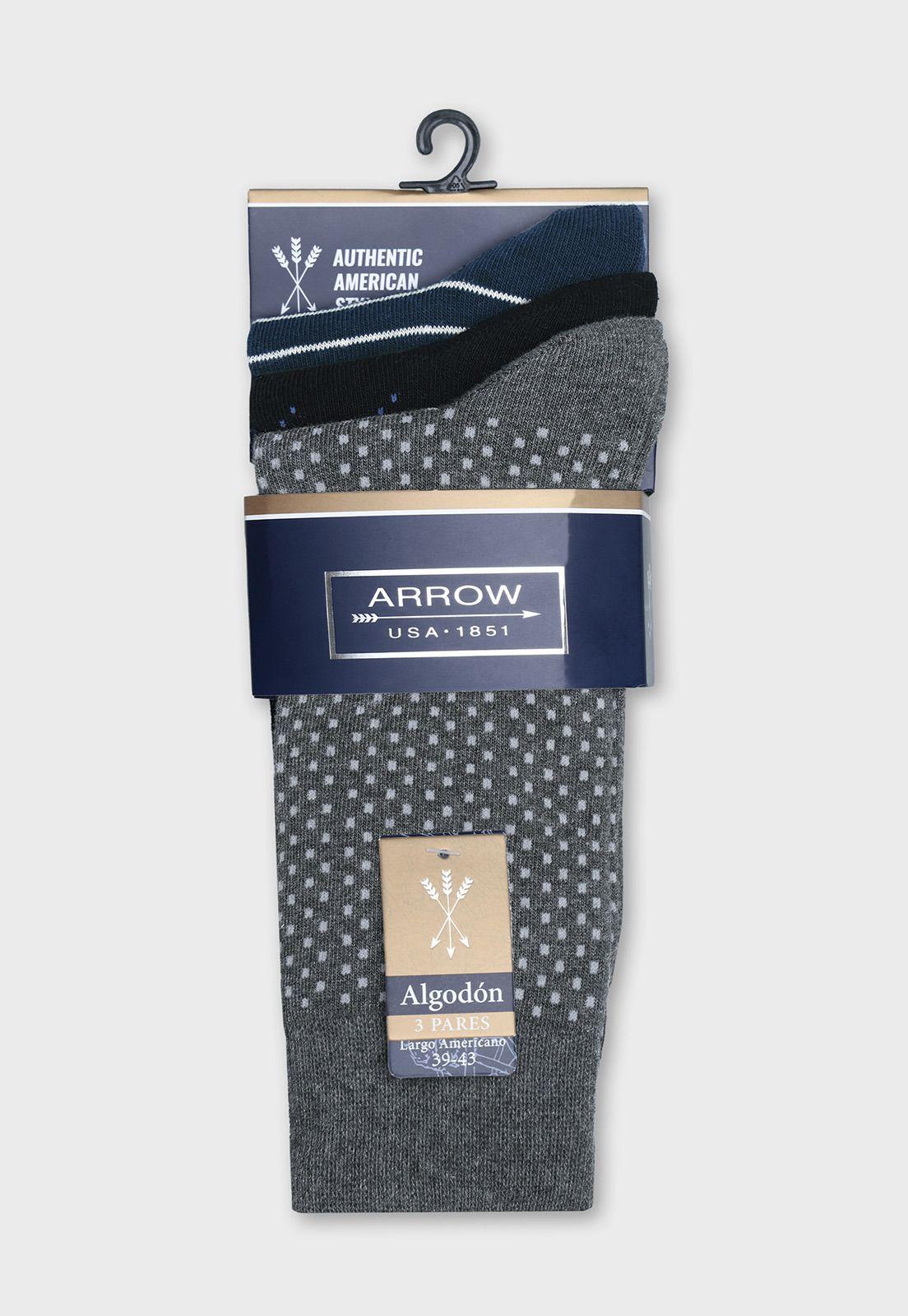 Calcetines Pack 3 Unidades Algodón Arrow-5