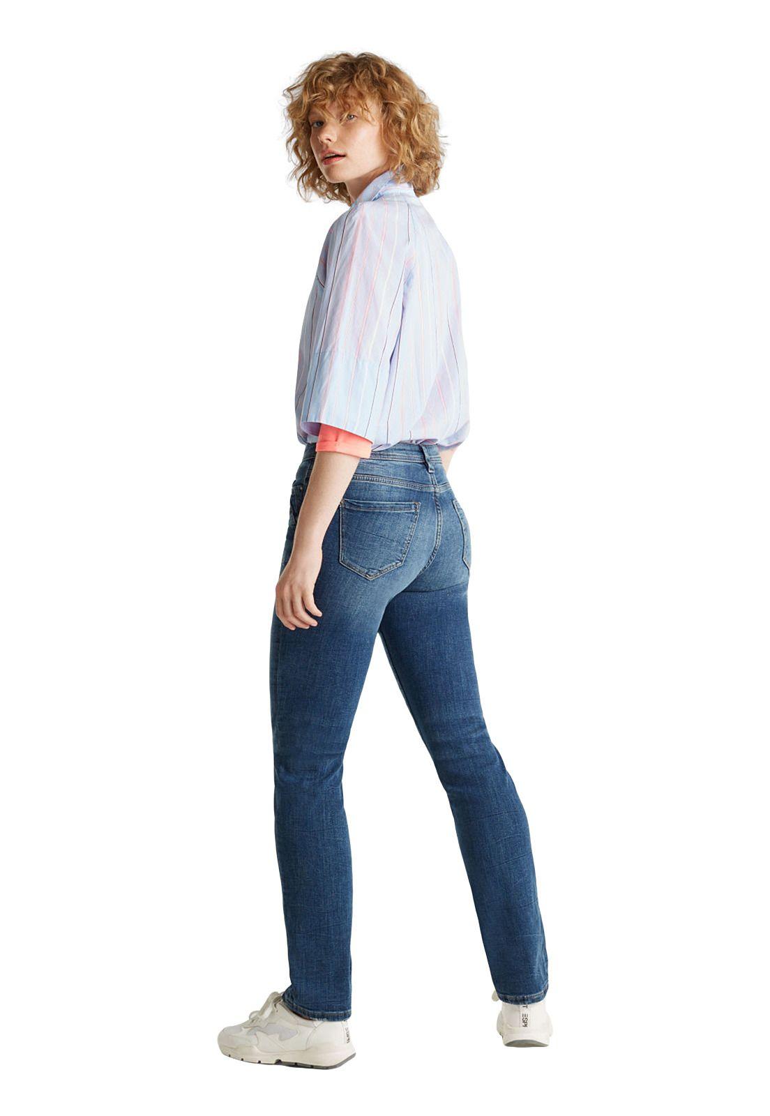 Jeans straight medium rise-5