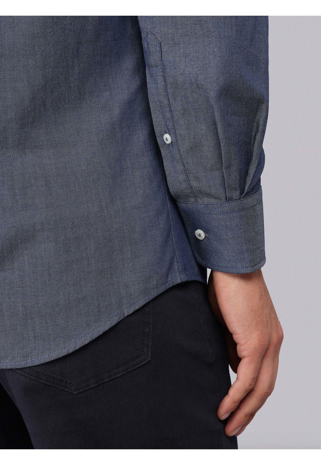 Camisa Denim Tailored Fit Azul marino Piero Butti PBCIF08NB-5