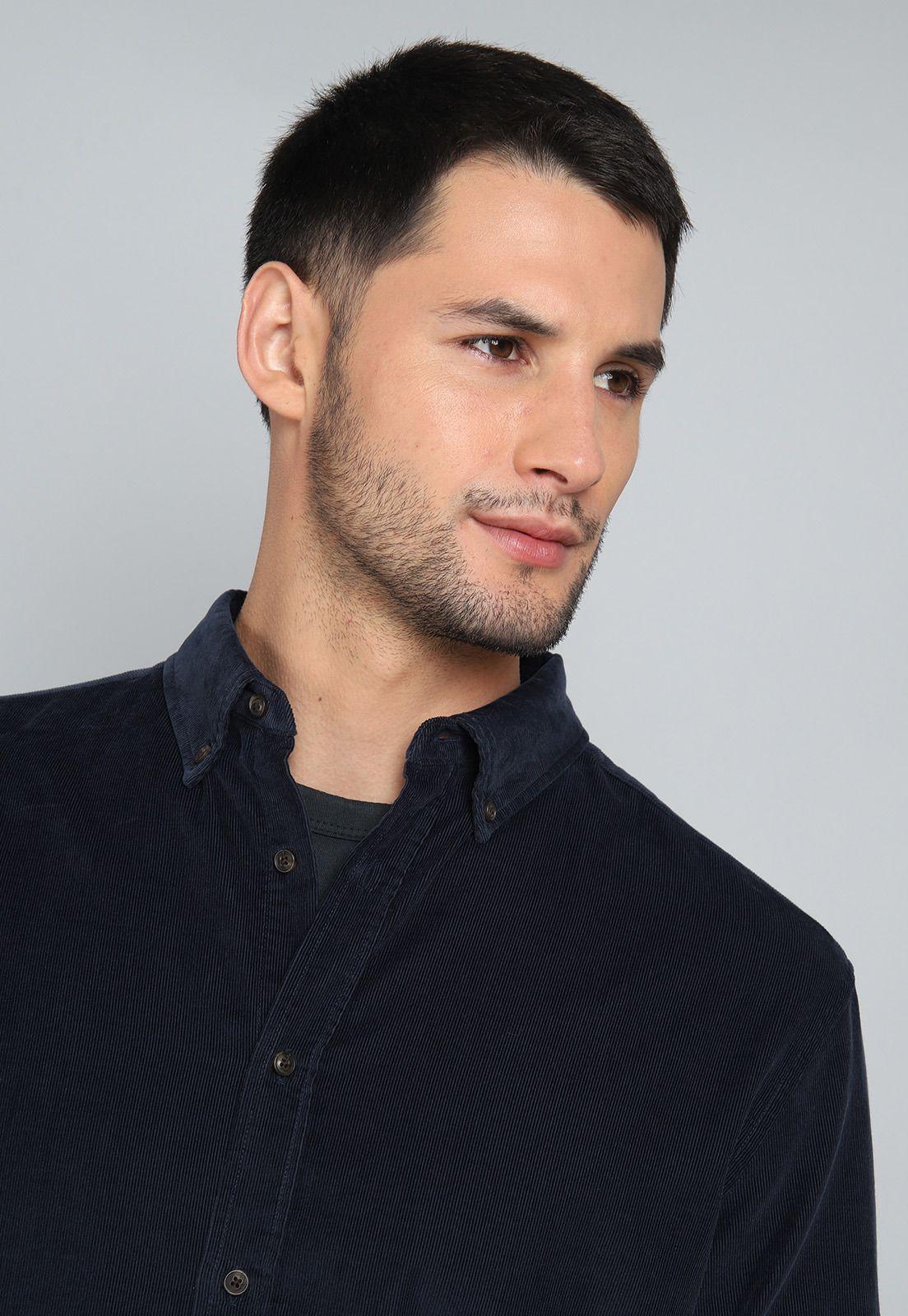 Camisa Cotelé Manga Larga Arrow CM31007NB-2