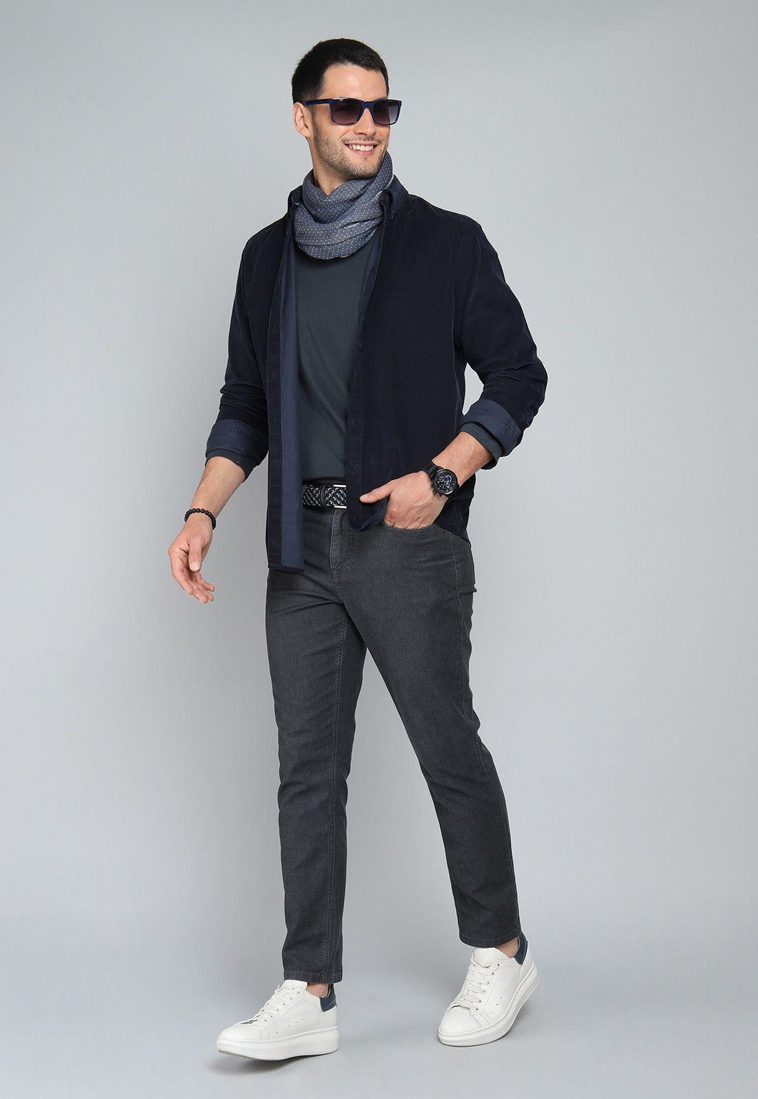 Camisa Cotelé Manga Larga Arrow CM31007NB-3